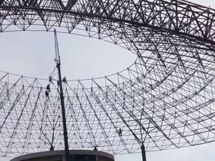 盘锦篮球馆球形网架厂家价格